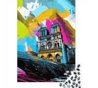 Abstract Architecture 1000 Pieces Mini Jigsaw Puzzle for Adults