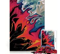Abstract Art 1000 Piece Jigsaw Puzzle for Adults Mindful Game High Def Print Happy Challenge Thoughtful Gift (50x75cm)