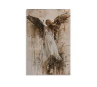 Abstract Art Black And White Angel Wings Poster (3) Cool Art Wall Art Paintings Canvas Prints Hanging