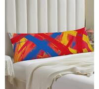 Abstract Art Body Pillow Case 20x54 Throw Pillow Cover with Hidden Zipper Breathable & Cozy Full Long Pillowcase Protector Spring Easter Cover for Sleeping Bedroom Couch Sofa Decor