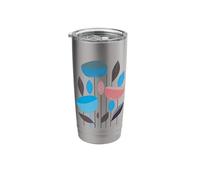 Abstract Art, Boho Wildflowers Nature for Women Graphic Stainless Steel Insulated Tumbler