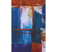 Abstract Art Compound Notebook: Lined & Dot Grid Pages for Mixed Media & Note-Taking