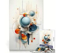 Abstract Art Expressionism 1000 Piece Jigsaws for Adults Puzzle DownTime Game Decompress Fun Challenge Fine Art (38x26cm)