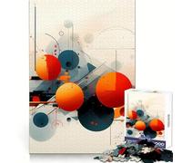 Abstract Art Expressionism for Adults 1000 Piece Puzzle Brain Exercise HD Print Home Activity Birthday Art Gift (50x75cm)