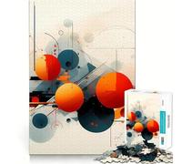 Abstract Art Expressionism for Adults 1000 Piece Puzzle Tension Relief Good Thick Enjoyable Challenge Xmas Santa Gift (38x26cm)