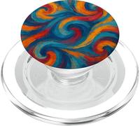 Abstract Art Expressive Brush, Strokes Splashes of Color Art PopSockets PopGrip for MagSafe