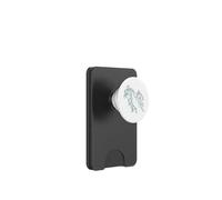 Abstract Art Football Player Running PopSockets PopWallet for MagSafe