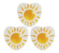 Abstract Art Golden Sunlight Car Air Freshener, 3 Pcs Love form Hanging Air Freshener Cards, Long Lasting Fragrance Scented Cards for Car, Home, Office Black-style
