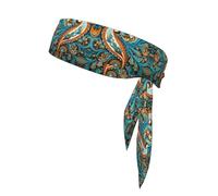 Abstract Art Leaf Sports headband for outdoor running, mountain climbing and cycling forehead protection