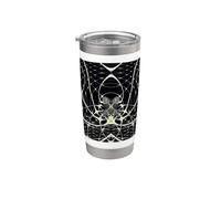 Abstract Art Magic Spiderweb Fractal Stainless Steel Insulated Tumbler