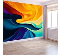 Abstract Art Mural Decoration Poster Picture, 300 x 210 cm - Photo Wallpaper Fluid Illusion Waves for Living Room, Bedroom, Bathroom, Office, Dining Room, Kid's Room