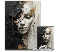 Abstract Art of Woman Jigsaw Puzzles for Adults 1000 Jigsaw Puzzles for Adults for Teenager & Families Perfect DIY Decor & BrainTeasing Challenge 1000 PCS(38x26cm)