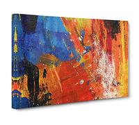 Abstract Art Painting Vol.27 By S.Johnson Canvas Print | Gallery Wrapped 30mm Frame Wall Art | 20x14 inches | Ready to Hang | Abstract Picture | Living Room Bedroom Lounge Office