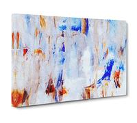 Abstract Art Painting Vol.34 By S.Johnson Canvas Print | Gallery Wrapped 30mm Frame Wall Art | 30x20 inches | Ready to Hang | Abstract Picture | Living Room Bedroom Lounge Office