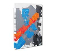 Abstract Art Painting Vol.365 By S.Johnson Modern Canvas Wall Art Print Ready to Hang, Framed Picture for Living Room Bedroom Home Office Décor, 24x16 Inch (60x40 cm)