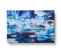 Abstract Art Painting Vol.6 By S.Johnson Modern Art Canvas Wall Art Print Ready to Hang, Framed Picture for Living Room Bedroom Home Office Décor, 60x40 cm (24x16 Inch)