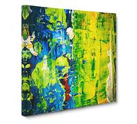 Abstract Art Painting Vol.63 by S.Johnson Canvas Print | Gallery Wrapped 30mm Frame Wall Art | 20x20 inches | Ready to Hang | Abstract Picture | Living Room Bedroom Lounge Office