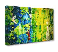 Abstract Art Painting Vol.63 By S.Johnson Modern Art Canvas Wall Art Print Ready to Hang, Framed Picture for Living Room Bedroom Home Office Décor, 24x16 Inch (60x40 cm)