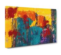 Abstract Art Painting Vol.64 By S.Johnson Canvas Print | Gallery Wrapped 30mm Frame Wall Art | 30x20 inches | Ready to Hang | Abstract Picture | Living Room Bedroom Lounge Office