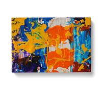 Abstract Art Painting Vol.80 By S.Johnson Modern Art Canvas Wall Art Print Ready to Hang, Framed Picture for Living Room Bedroom Home Office Décor, 76x50 cm (30x20 Inch)