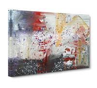 Abstract Art Painting Vol.91 By S.Johnson Canvas Print | Gallery Wrapped 30mm Frame Wall Art | 20x14 inches | Ready to Hang | Abstract Picture | Living Room Bedroom Lounge Office
