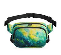 Abstract Art Painting Waist Bag Multifunction Pack for Travel Sport Running Fanny Pack Bumbag Pouch Purse Belt Bag for Women Men Kids Girls Boys