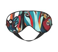 Abstract Art Print Lightweight Sleep Mask Breathable Light-Blocking Travel Yoga Outdoor Adventures