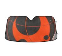 Abstract Art Red Moon Black Shield for car Windshield Foldable Protector Solar sunshades Protector de parabrisas