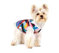 Abstract Art Small Pet Cotton Shirts Large - Breathable, Soft, Comfortable and Stylish for Daily Wear