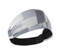 Abstract Art Square Grey Non-Slip? headbands for women trendy Stretchy wide head bands for women's hair for Gym basketball Daily use Football