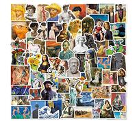 Abstract Art Stickers, 100pcs Van Gogh Stickers, Famous Paintings Art Vinyl Waterproof Graffiti Decals for Water Bottles Laptop Guitar Luggage, Teens and Adults