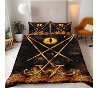 Abstract Art Super king Duvet Cover Dark Reversible Bedding Sets, Soft Microfiber Quilt Cover with Zipper Closure and 2 Pillowcase 50x75 cm for Kids Teens Adults Y-19