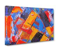 Abstract Art Vol.176 by S.Johnson Canvas Print | Gallery Wrapped 30mm Frame Wall Art | 30x20 inches | Ready to Hang | Abstract Picture | Living Room Bedroom Lounge Office