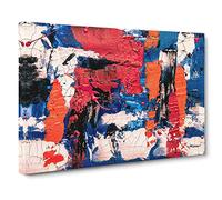 Abstract Art Vol.322 by S.Johnson Canvas Print | Gallery Wrapped 30mm Frame Wall Art | 30x20 inches | Ready to Hang | Abstract Picture | Living Room Bedroom Lounge Office