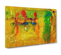 Abstract Art Vol.453 by S.Johnson Canvas Print | Gallery Wrapped 30mm Frame Wall Art | 30x20 inches | Ready to Hang | Abstract Picture | Living Room Bedroom Lounge Office