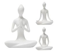 Abstract Art Zen Meditation Yoga Pose Statue Figurine - Yoga Pose Statue Home Decoration, Yoga Statues for Home Decor, Resin Yoga Figure Decor