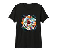 Abstract Atomic Physics Particle Science Design Premium T-Shirt