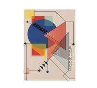 Abstract Bauhaus Exhibition Minimalist Poster Prints Wall Art Artwork Canvas Painting Printing For Living Room Home Decor A3 40X60Cm Unframed