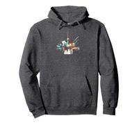 Abstract Berlin TV Tower Watercolor Pullover Hoodie