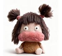 Abstract big mouth ugly cute monster plush doll toy funny doll for friends cartoon toy creative birthday gift (Ugly-cute big mouth)