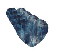 Abstract Blue Car Air Freshener Cards for Women Men 4 Pack Cute Car Accessories Long Lasting Scent Car Diffuser Hanging Auto Aromatherapy Tablets Car Fresheners Gifts