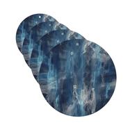 Abstract Blue Car Air Freshener Cards for Women Men 4 Pack Cute Car Accessories Long Lasting Scent Car Diffuser Hanging Auto Aromatherapy Tablets Car Fresheners Gifts