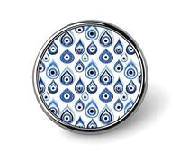 Abstract Blue Eyes Print Enamel Pins for Backpack - Cute Jacket Coat Hat Bags Badge Pins, Funny Unique Novelty Button Pin Women Men Fashion Jewelry Accessories