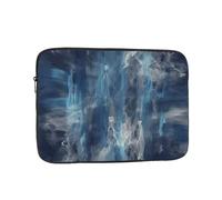 Abstract Blue Laptop Case 17 inch, Shockproof Protective Computer Sleeve Cover Water Resistant Laptop Bag Carrying Tablet Cover Briefcase Handbags Gifts for Men Women