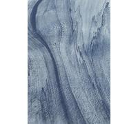 Abstract Blue Lines Dot Grid Notebook: Calm Aesthetic Minimalist Journal | 6x9 Soft Matte Cover, 120 Pages | Mindful Writing, Journaling, Sketching & Creative Notes