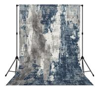Abstract Blue Print Photo Studio Background 5x7ft Soft Photo Backdrop Curtain For Studio Content Creator Equipment