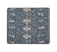 (Abstract Blue) Printed Mousepad 7 x 8.6 in, Waterproof Non-Slip Mouse-Pad Rubber Base for Laptop Desktop Mat for Home Office Desk Decor