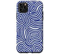 Abstract Blue Spirals Waves | Hypnotic Zen Pattern Case for iPhone 11 Pro Max