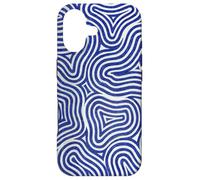 Abstract Blue Spirals Waves | Hypnotic Zen Pattern Case for iPhone 17