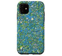 Abstract Blue Splatter for Art Enthusiasts Mod Camo Vibrant Case for iPhone 11